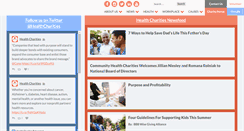 Desktop Screenshot of healthcharities.org